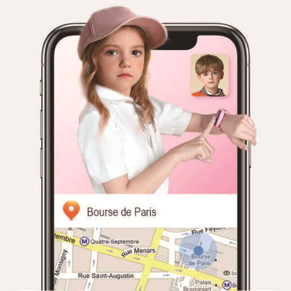 Đồng hồ thông minh định vị trẻ em Baby Kid GW800X chống nước, định vị GPS + LBS + WiFi, có Camera chụp ảnh lén từ xa