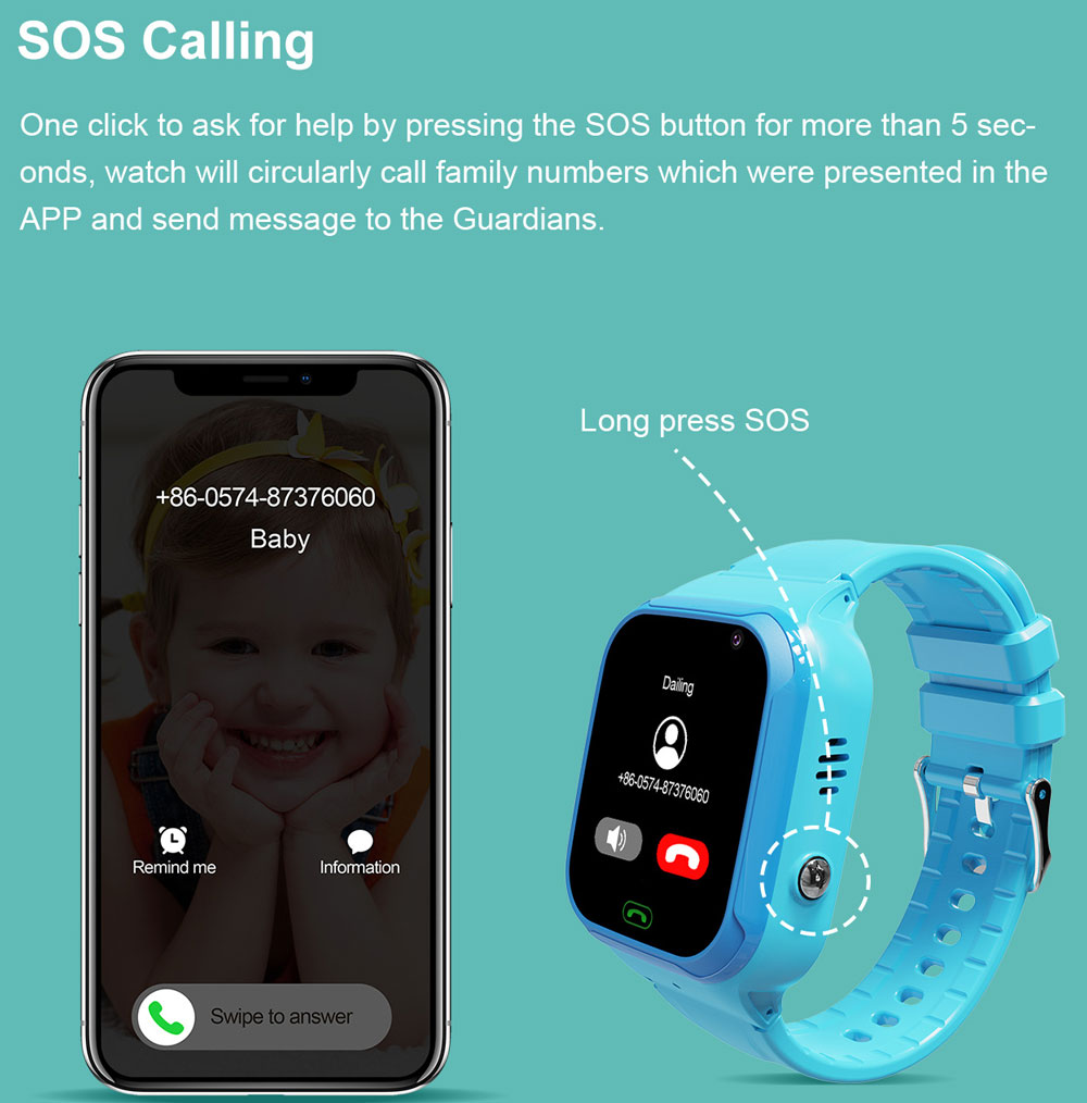 Đồng Hồ Định Vị Trẻ Em BabyKid G100D Gọi Video Cho Học Sinh Tay Nhỏ, Gầy. Định Vị Ai Wifi Chính Xác. 17 Đồng hồ thông minh định vị trẻ em BabyKid G100D gọi Video Call 4G miễn phí, định vị AI WIFI Auto chính xác