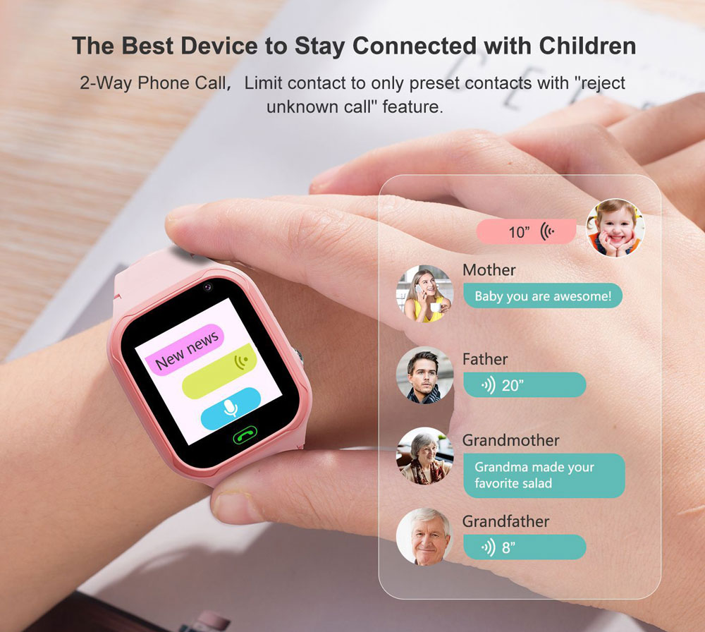Đồng Hồ Định Vị Trẻ Em BabyKid G100D Gọi Video Cho Học Sinh Tay Nhỏ, Gầy. Định Vị Ai Wifi Chính Xác. 22 Đồng hồ thông minh định vị trẻ em BabyKid G100D gọi Video Call 4G miễn phí, định vị AI WIFI Auto chính xác
