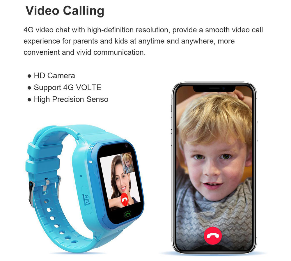 Đồng Hồ Định Vị Trẻ Em BabyKid G100D Gọi Video Cho Học Sinh Tay Nhỏ, Gầy. Định Vị Ai Wifi Chính Xác. 16 Đồng hồ thông minh định vị trẻ em BabyKid G100D gọi Video Call 4G miễn phí, định vị AI WIFI Auto chính xác