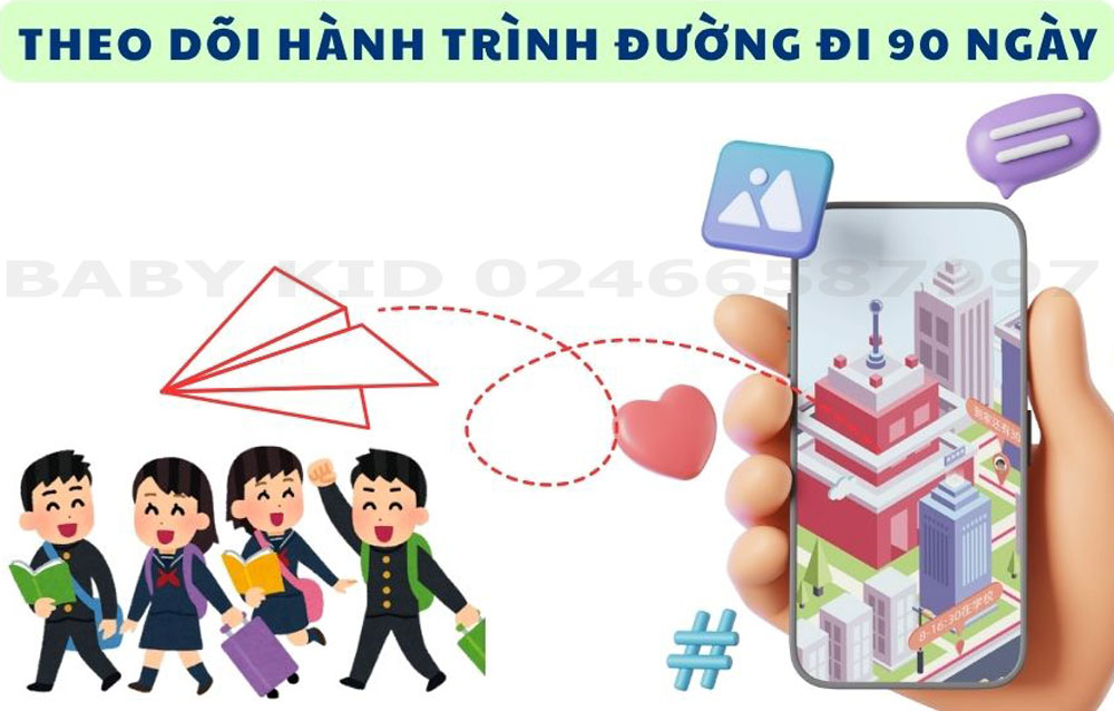 Đồng hồ trẻ em thông minh G500D định vị công nghệ AI chính xác vị trí của con